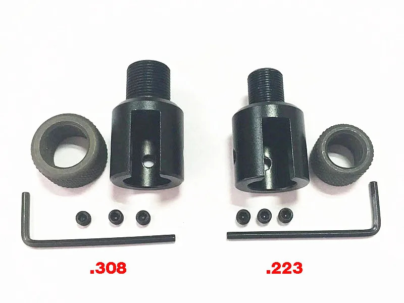 Протектор цилиндрической резьбы для Ruger 10 22 10/22 адаптер намордника 1/2x28 и 5/8x24 Combo .223