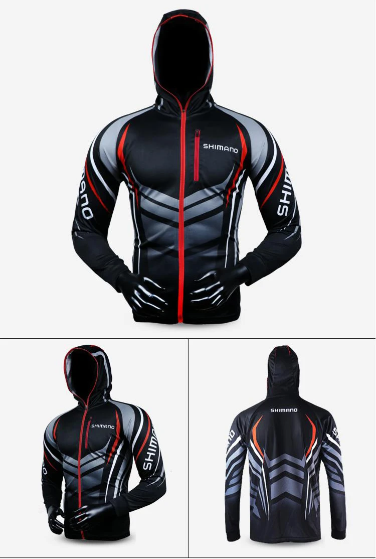 Весна Лето анти УФ рыболовные майки быстросохнущая с капюшоном рыболовная