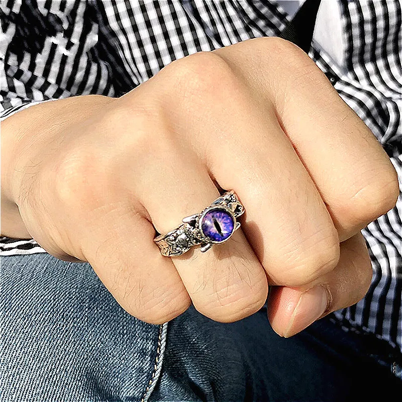 1 @ # модные кольца в виде когтей готическое панк кольцо мужские Модные украшения