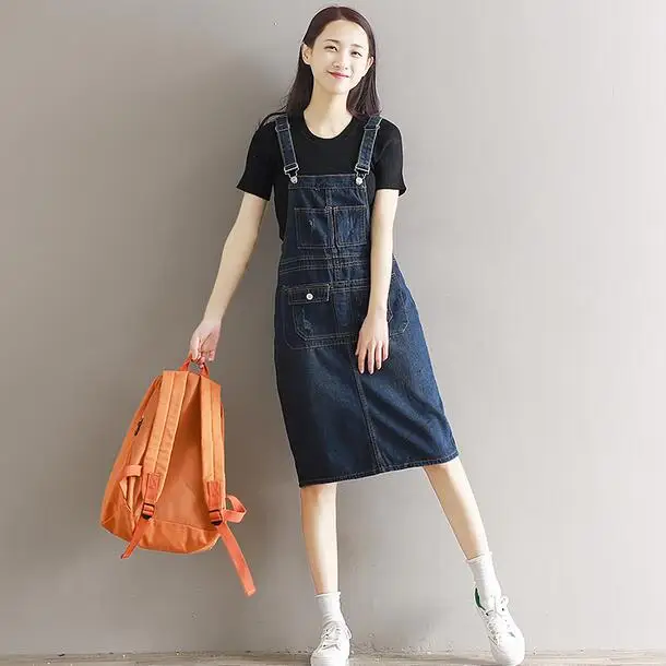 Джинсовое платье для женщин 2020 летний костюм средней длины милое Ковбойское без