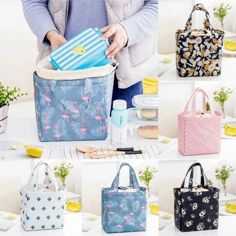 Portable Insulated Waterproof Lunch Bag Warm One Shoulder Picnic Storage Tote Box Thermal Cooler Food Bags |