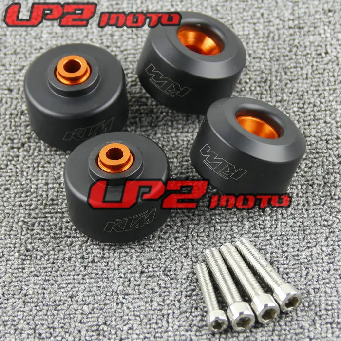 

Motorcycle Modified front and rear wheel anti-drop ball safty rubber Protector for KTM DUKE200/390 RC125 RC390