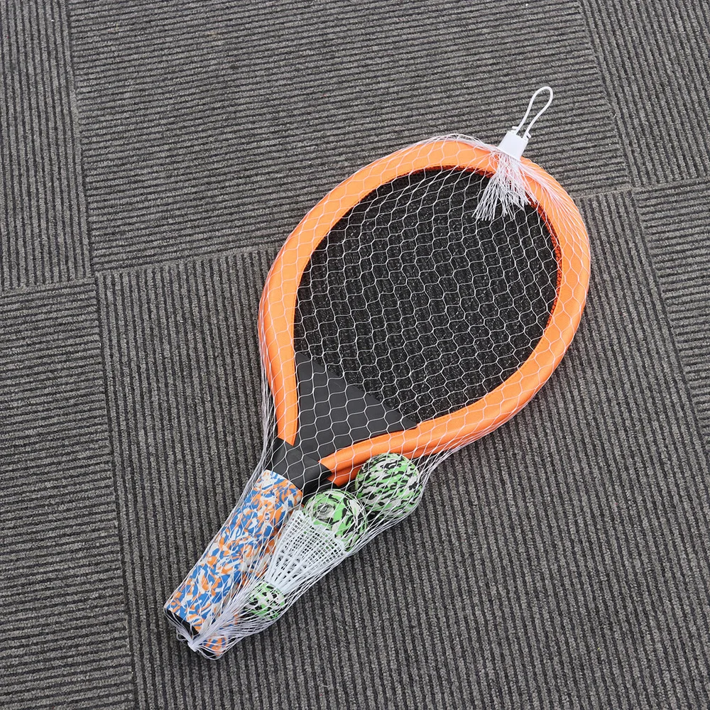 

1 Pair Children's Tennis Racket Kids Palying Badminton Oval Rackets Game Props for Kindergarten Primary School Outdoor Sports (