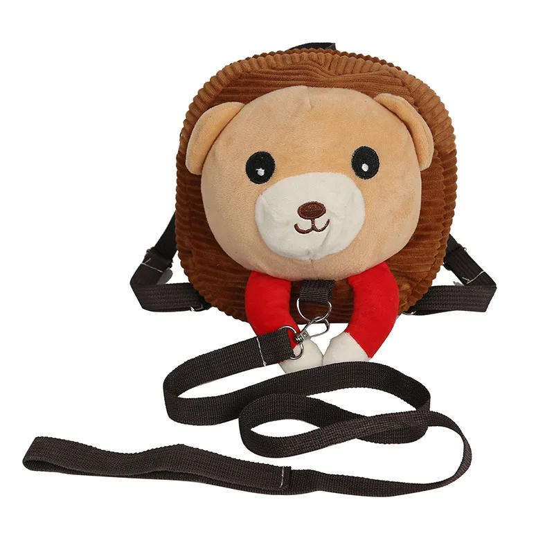 Детский рюкзак с защитой от потери сумка для малышей на возраст 1-3-4 года плюшевый