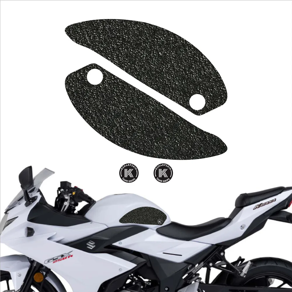 

Motorcycle Sticker Tank Traction Pad Side Gas Fuel Knee Grip Protector Decal for SUZUKI 18 GSX250R gsx 250r gsx250 r