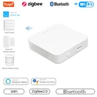 Умный хаб Tuya ZigBee 3,0, совместимый с Bluetooth мост шлюза для дистанционного управления через приложение, работает с Alexa Google Home