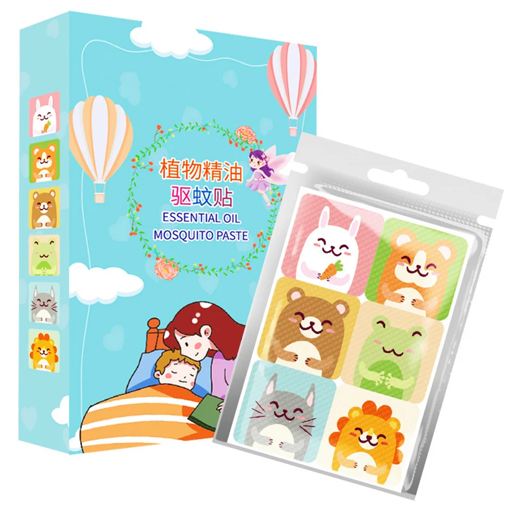 72 шт./кор. наклейки от комаров патчи с персонажами из мультфильмов чистого