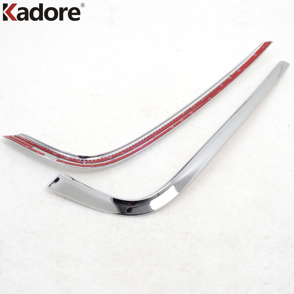 Абс хромированная Защитная панель для переднего отделка противотуманная крышка