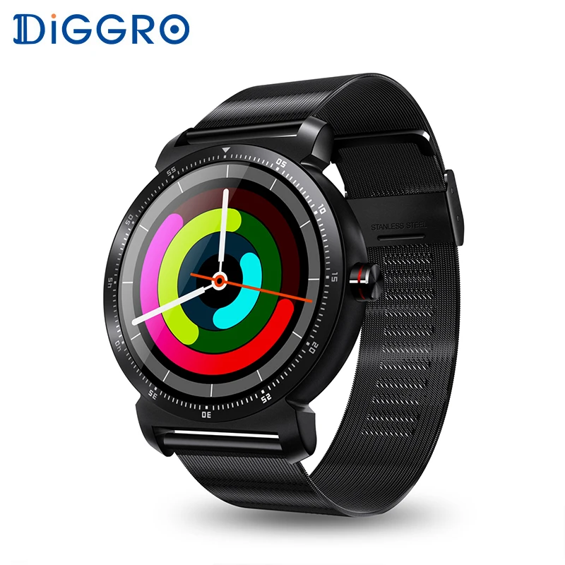 Diggro DX01 Смарт часы Bluetooth монитор сердечного ритма сидячий шагомер напоминают