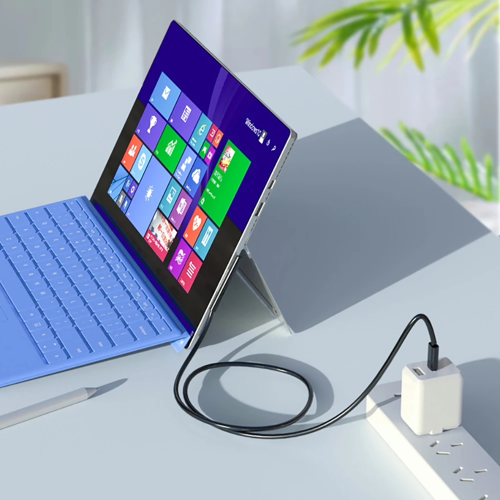 Зарядное устройство USB Type C 15 в PD адаптер конвертер зарядная линия для Microsoft Surface Pro