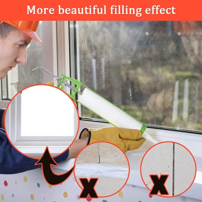 

14Pcs Caulk Nozzle Perfect Caulking Finisher Kit Reusable Caulking Finishing Tool Tools for Caulking