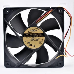 AD1224UB-A72GL 12cm 120mm fan 120x120x25mm DC24V 0.25A 3 wires 3pin for the cooling fan of the inverter