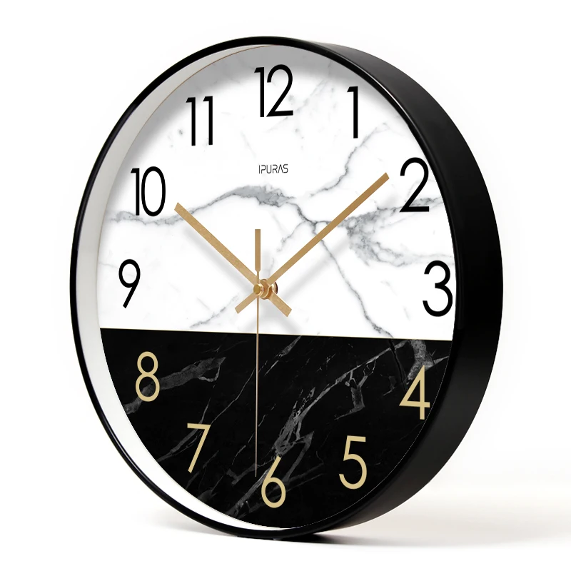 

Wall Watch Nordic Clocks Wall Home Decor Creative Large Metal Quartz Kitchen Clock Living Room Decor Home Decoration Gift