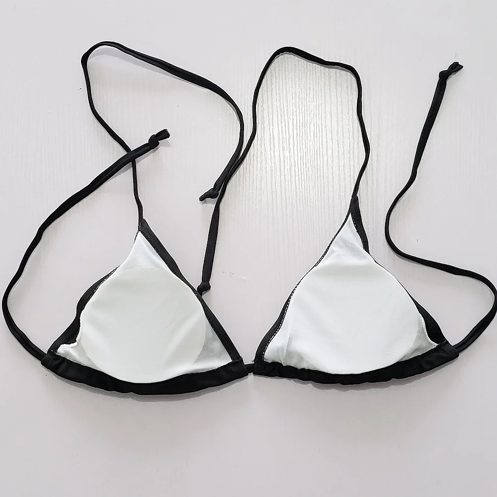 

High-end Bikini High Waist Strapless Sexy Bikini Women Swimwear Women Swimsuit Padded Bathing Suit Monokin Pure Color
