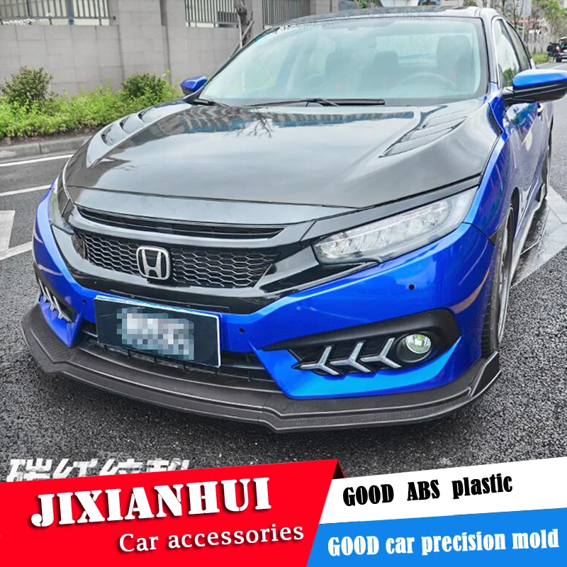 Задний спойлер для переднего бампера Honda Civic 2016 2018|Обвесы| |