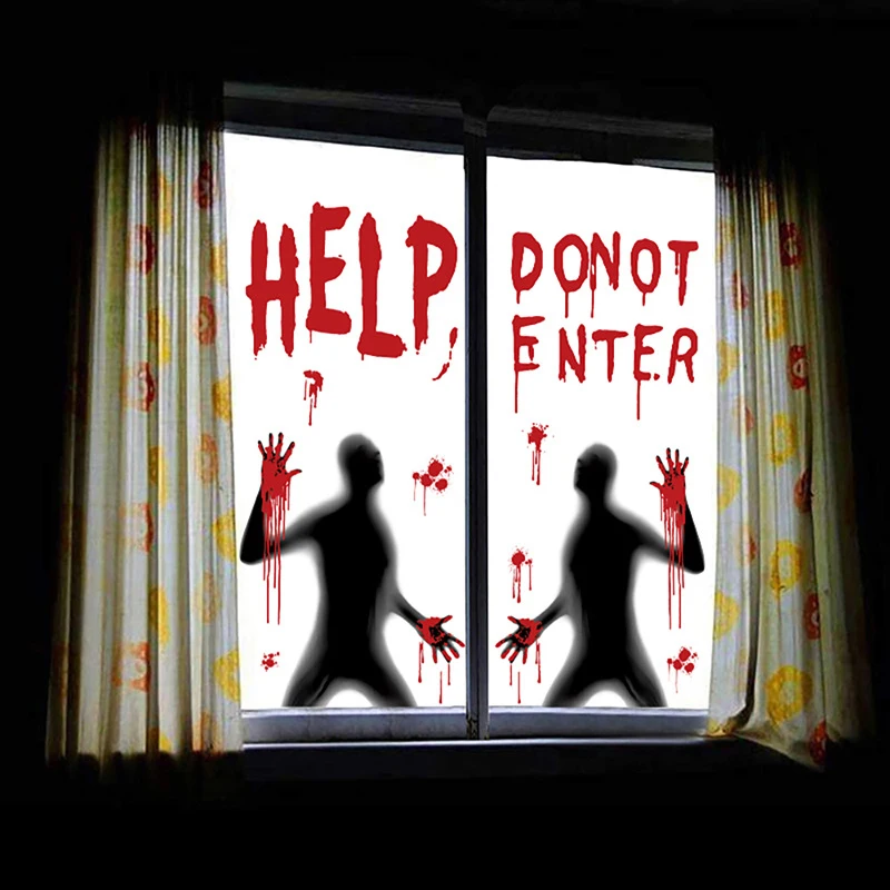 2 шт. наклейки на стену в виде зомби и вампира | Дом сад