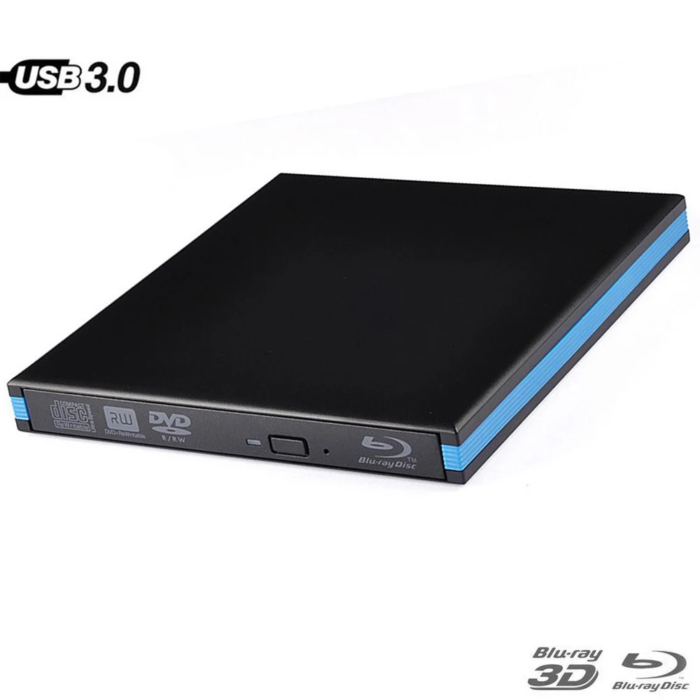 Внешний Blu Ray привод USB 3 0 Bluray Burner внешний дисковый диск для записи CD/DVD RW 3D ray