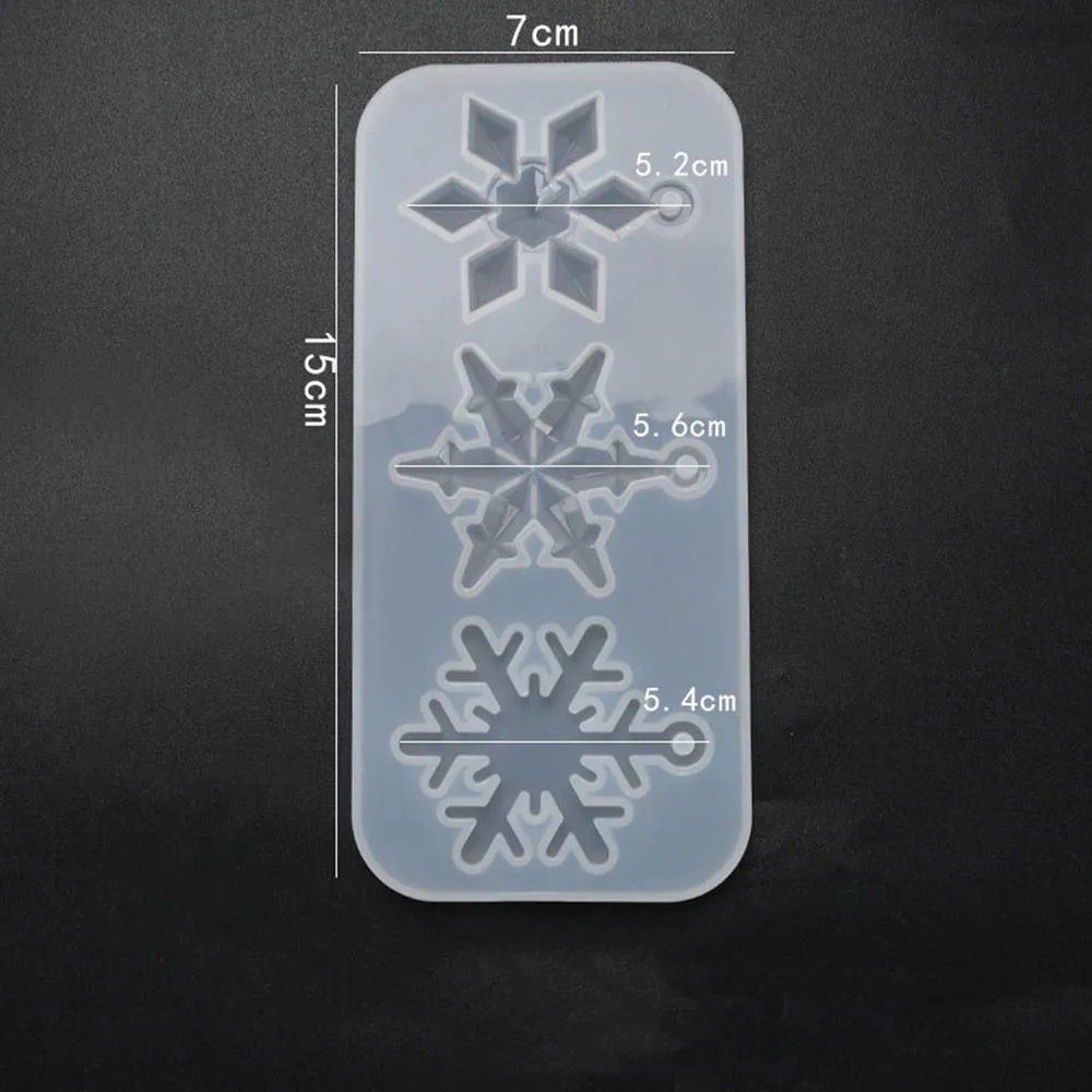Снежинка ювелирные изделия прессформы для литья под давлением силиконовые