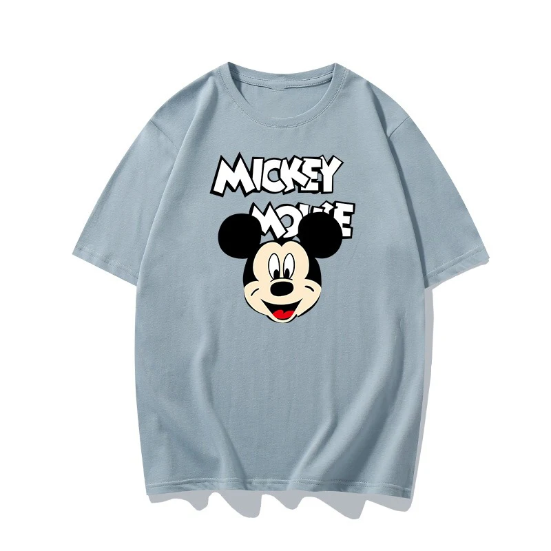 Футболка с изображением Диснея Микки Мауса мужская и женская рубашка из 100%
