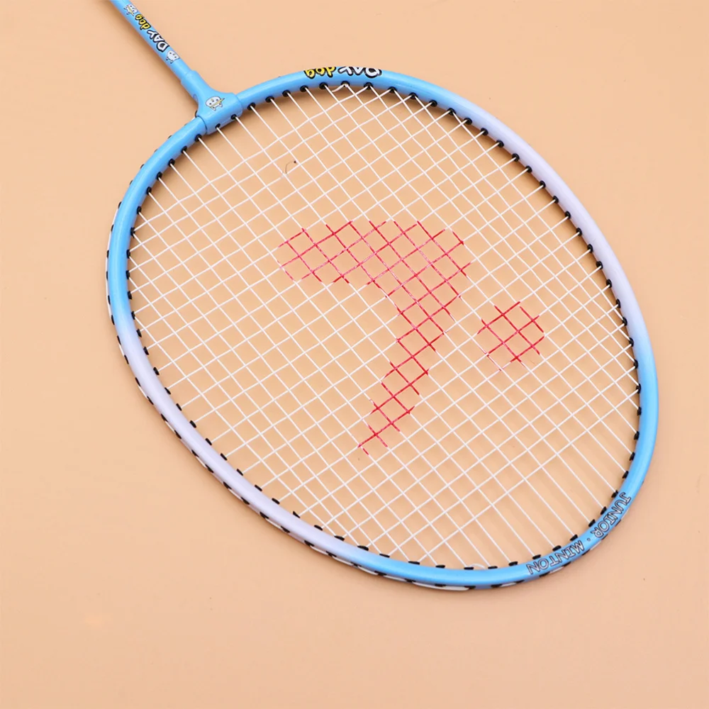 

1 Pair Kids Badminton Racket Aluminium Alloy Outdoor Sports Racket Set Training Pats Paternity Children Cartoon Badminton Racket