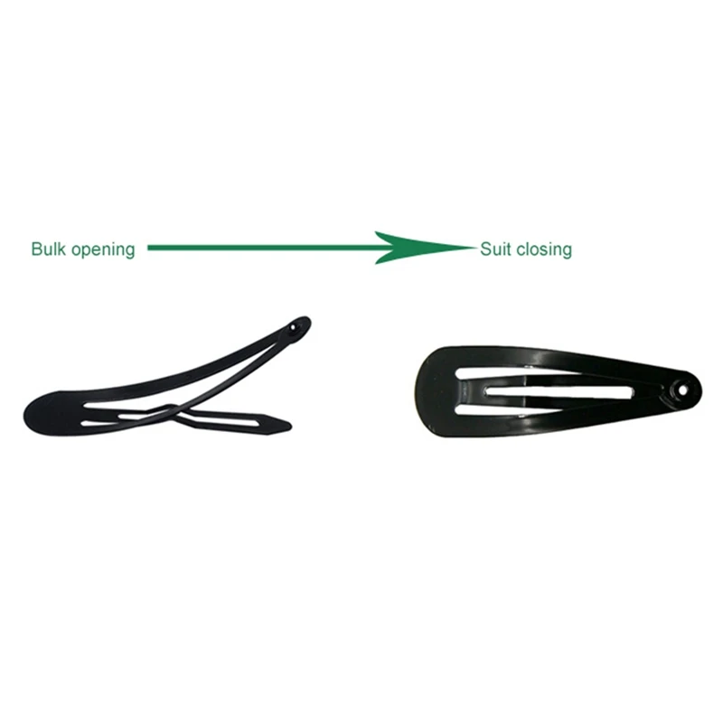 

100 PCS No Slip Metal Snap Hair Clips Barrettes for Kids Bobby Pin Barrette Hairpin Headdress Accessories Beauty Styling Tools