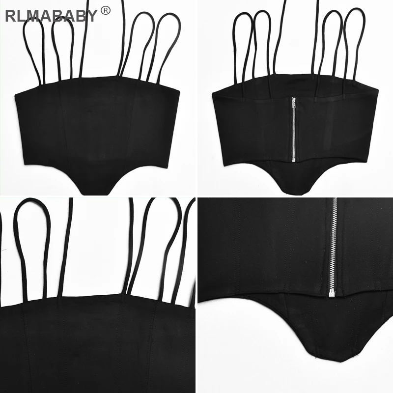 

Summer Women Asymmetrical Cropped Camisole Slim Off Shoulder Back Zipper Sexy Casual Tops Elegant Street All-Matched White Top