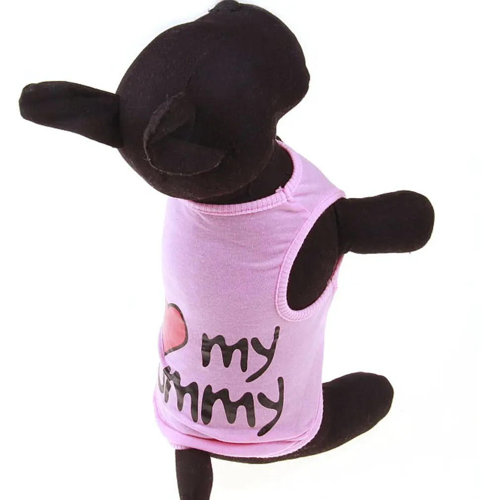 4 цвета Прекрасный жилет для животных Одежда собак и щенков пальто хлопковая