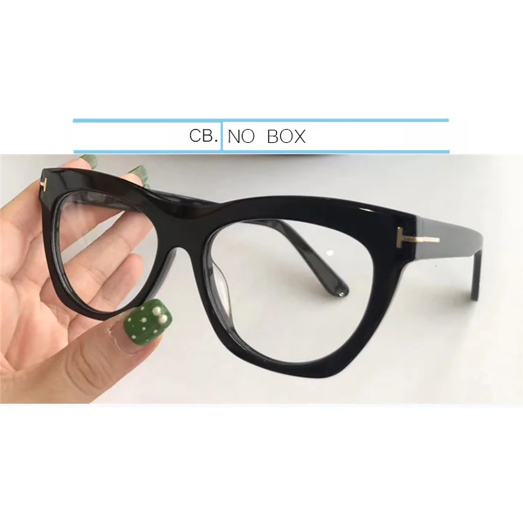 CB.-NO BOX IVSTA, высокое качество, TF5559, оптические очки, оправа для женщин, ручная работа, ацетат, роскошный бренд, дизайнерские линзы по рецепту, близорукость, для вздоха - Цвет оправы: CB.-NO BOX