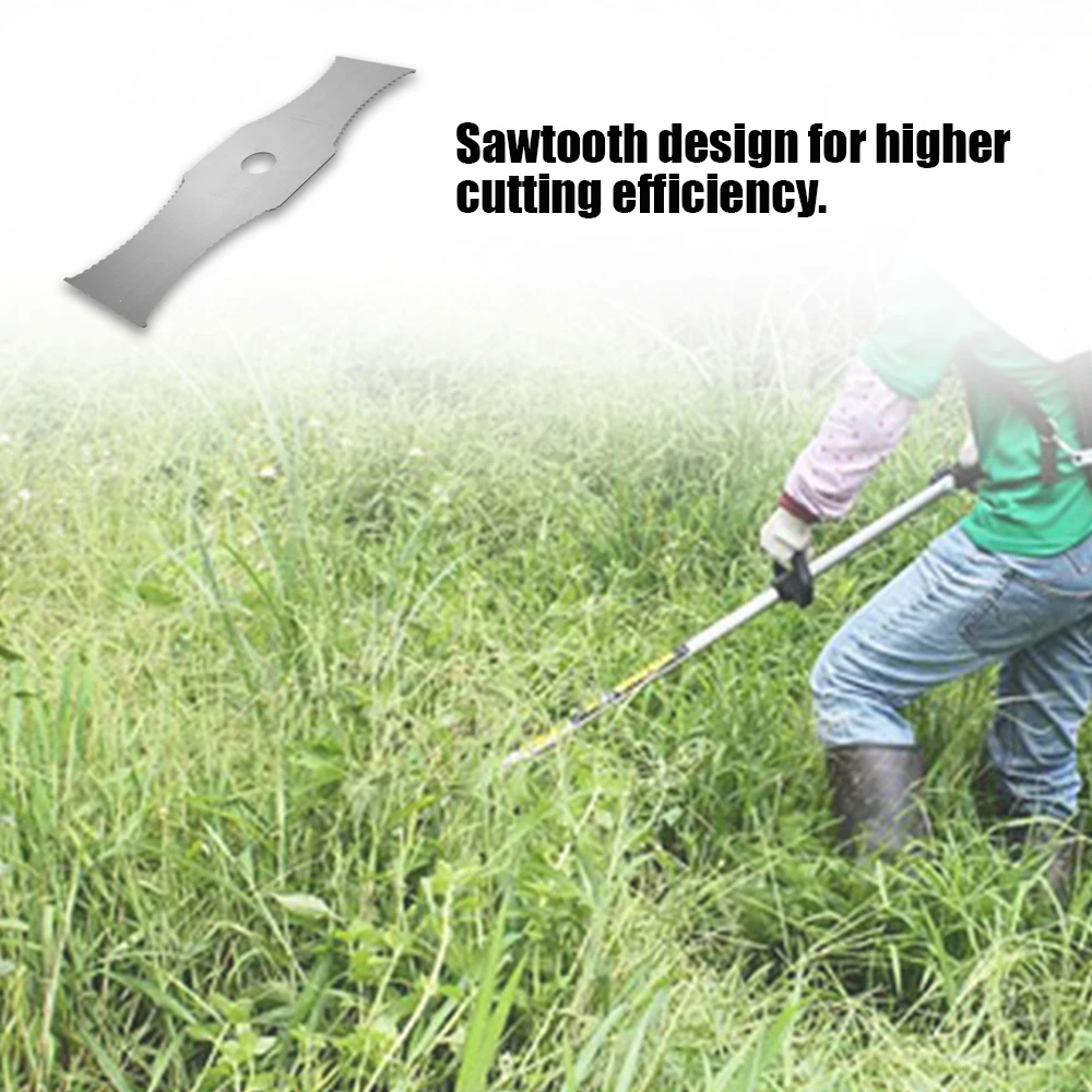 Лезвие для газонокосилки утолщенное стальное лезвие резки зубов аксессуары