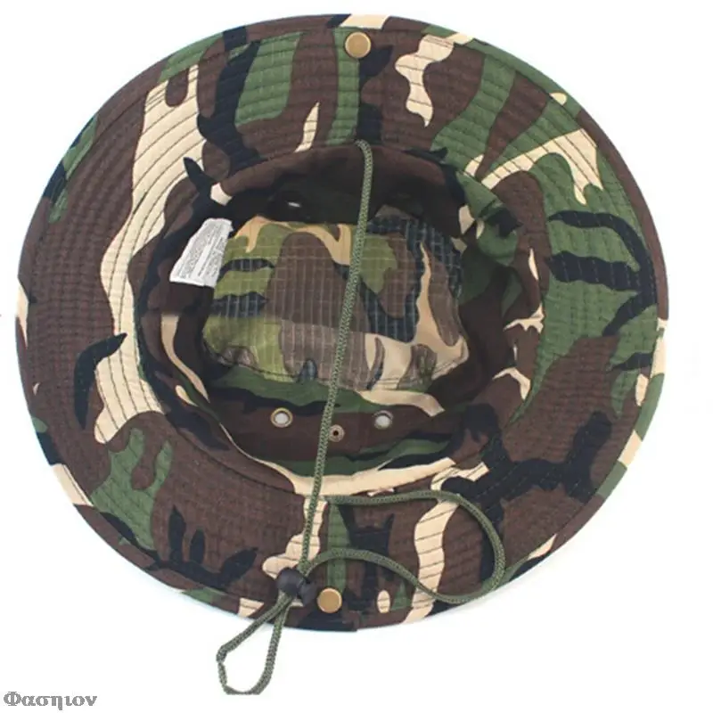 Шляпа мужская Солнцезащитная однотонная дышащая Панама с большими полями для