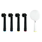 Щетка для чистки лица головка вспышки и 4 шт. щетка с напылением из бамбукового угля головки для Oral-B Электрический Зубная щётка заранее МощностьPro ЗдоровьеTriumph