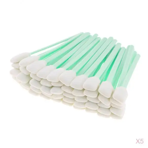 

250pcs 5.1 inch Square Rectangle Foam Cleaning Swab Sticks for Printer Printhead