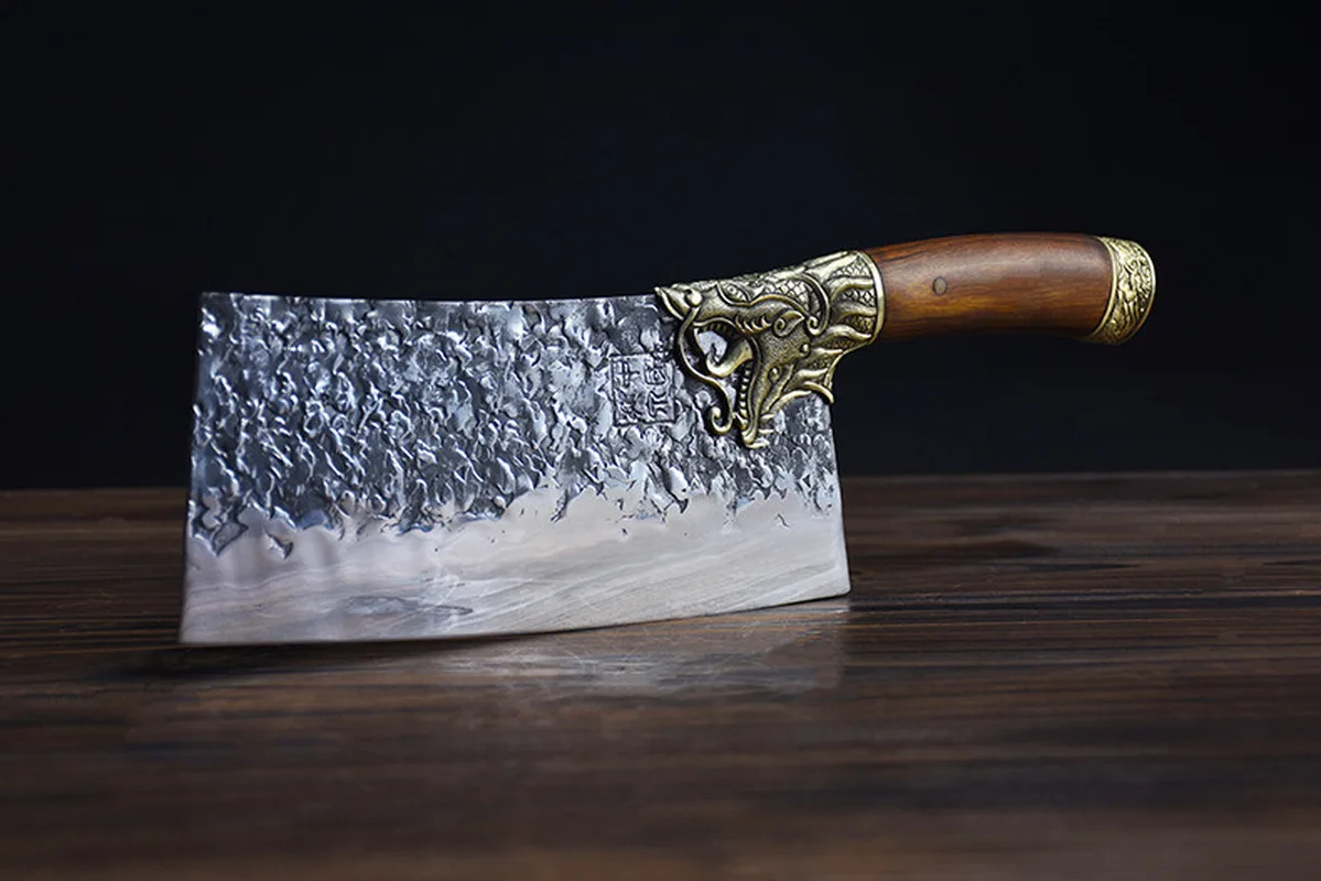 

Household Kitchen Knife Sharp Slicing Knife Kitchen Chef Special Knife Hand Forged Longquan Kitchen Knife