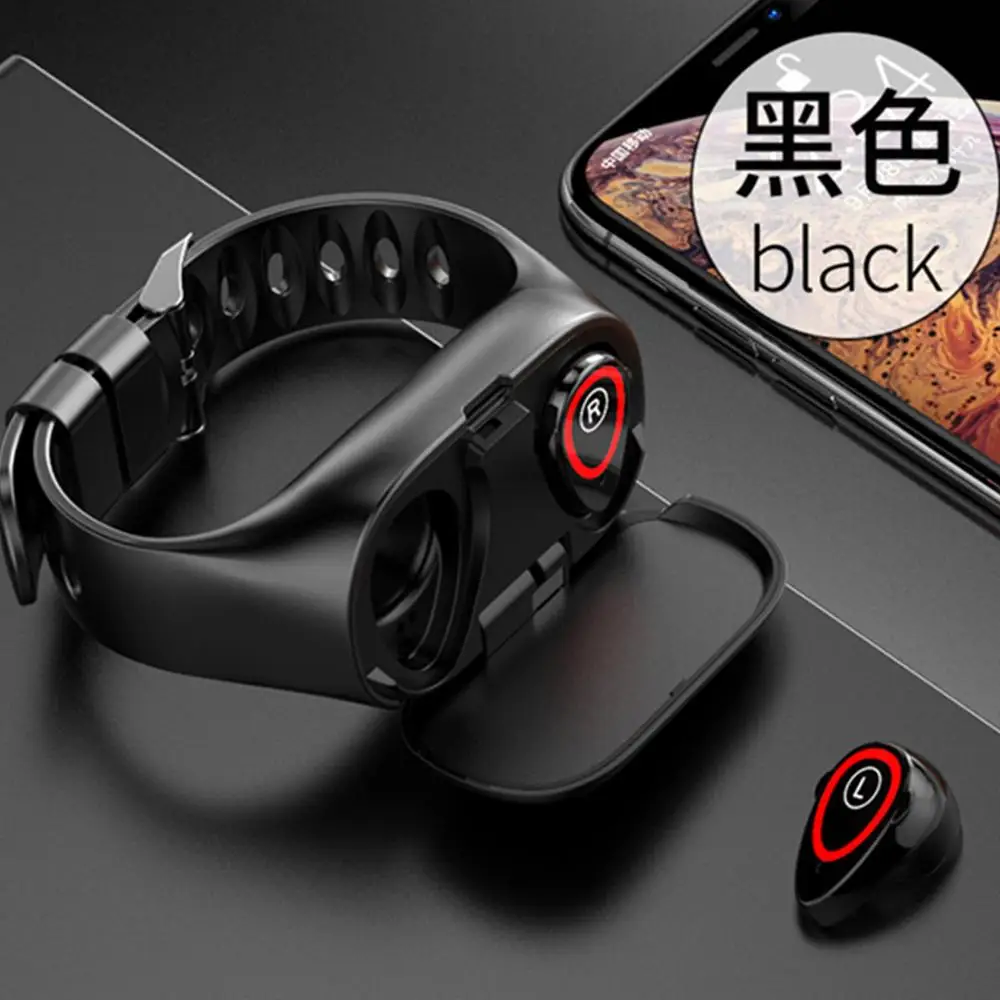 Умные часы для женщин и мужчин с Bluetooth наушниками Hate Rate Монитор артериального