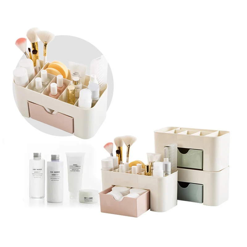 Пластиковый органайзер для косметики 3 цвета | Дом и сад