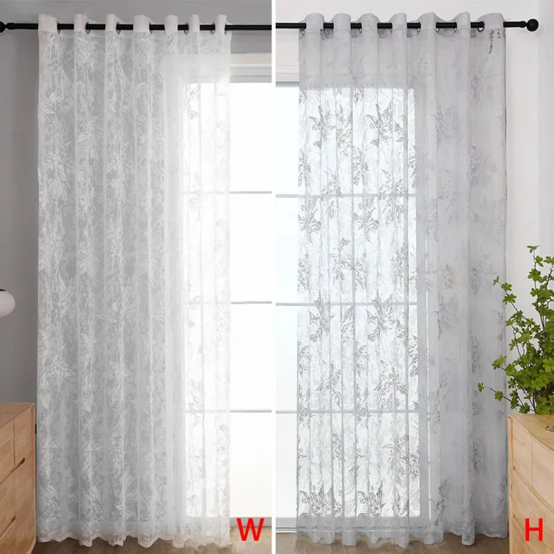 Новинка длинное платье с длинным рукавом прозрачные Шторы s для Гостиная