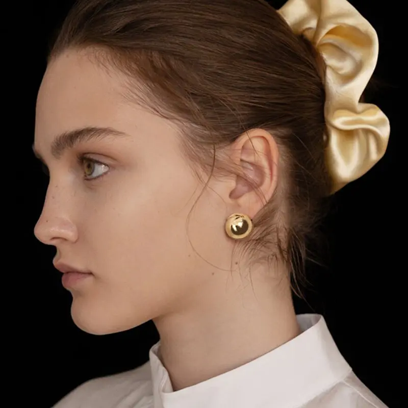 2020 New Female Half Crescent Chic Minimalist Classic Alloy Elegant Hoop Earrings for Women Girl Wedding Party Travel Jewelry | Украшения и