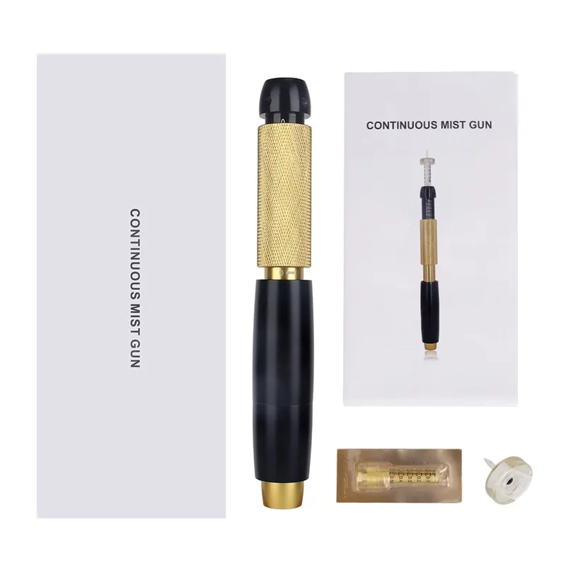 0.5ml Hyaluron Pen Гиалуроновая ручка с 3 передачами высокого давления, 0,5 мл, непрерывный инжектор, гиалуроновая ручка для похудения, для заполнения губ, удаления морщин - Цвет: 0.5ml Hyaluron Pen