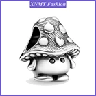 XNMY милые оригинальные серебряные бусины в форме Грибов подходят для браслетов Pandora и браслетов Diy женские ювелирные изделия в подарок оптовая продажа