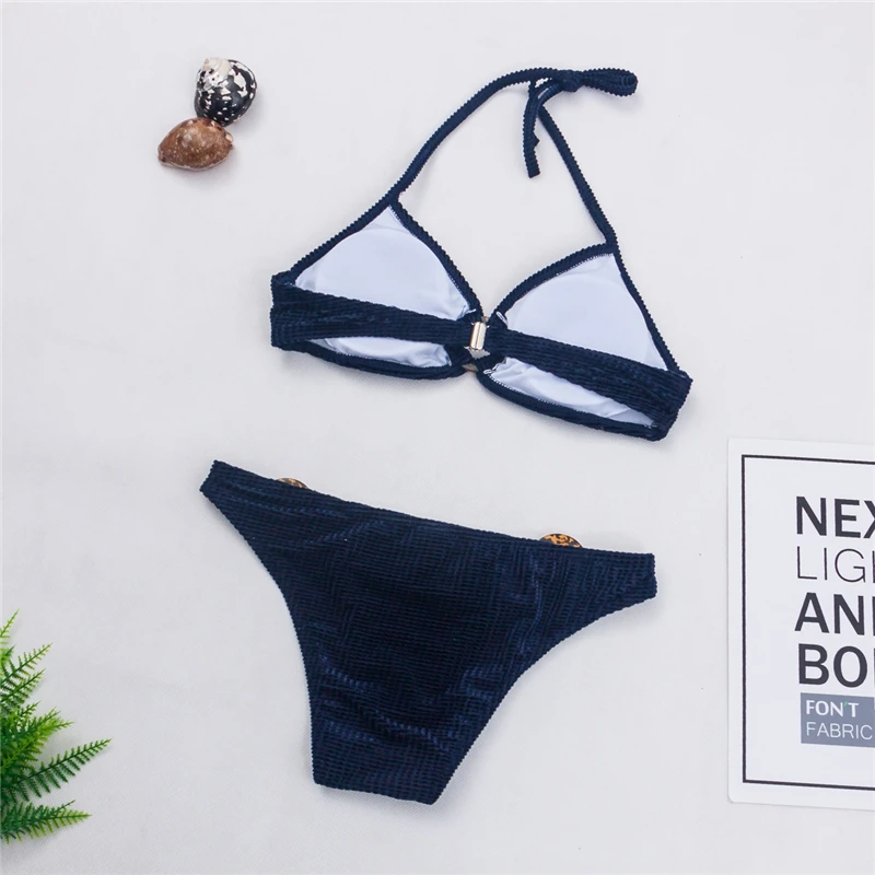 

Bikini Swimsuit Swimwear Solid 2021 Summer High Waist Underwear Set Thin Sling Sexy Strapless