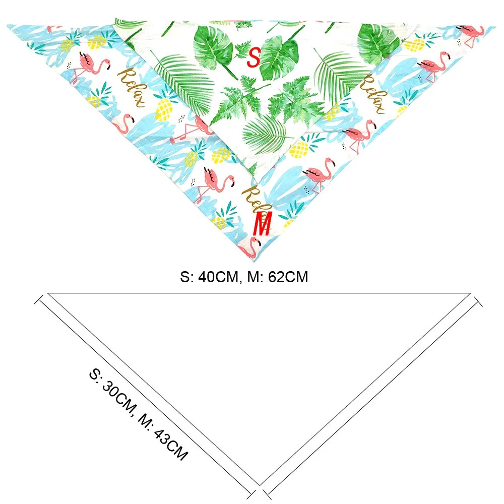 Популярная летняя бандана для собак с принтом шарф кошек и хлопковый