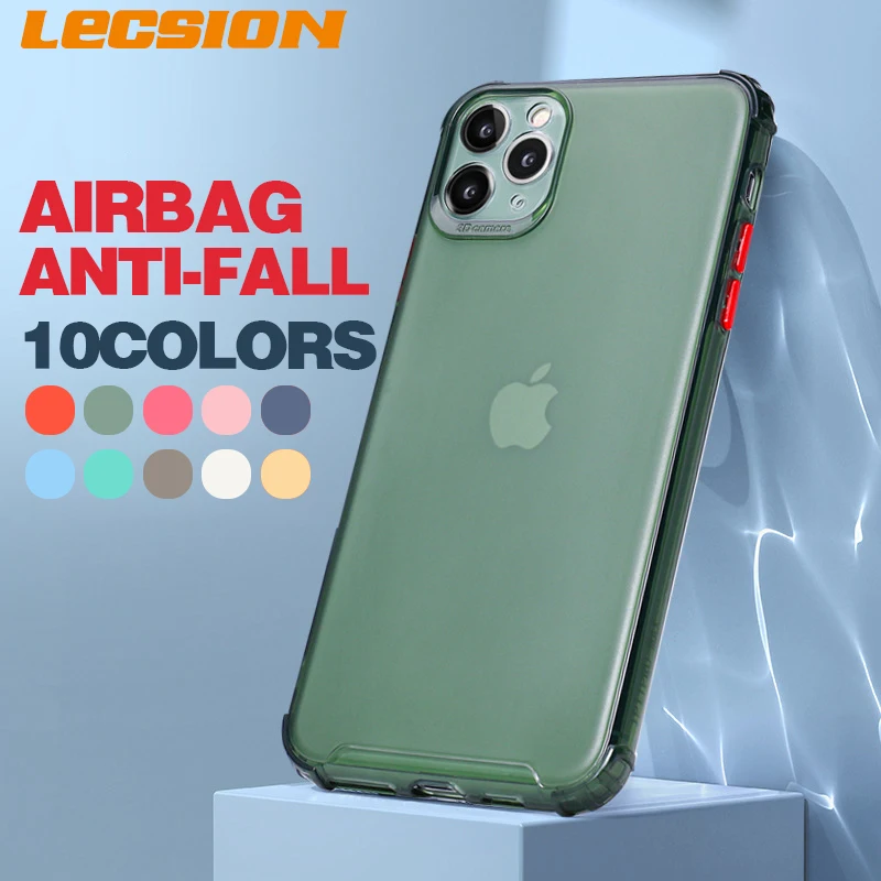 Прозрачный противоударный чехол с подушкой безопасности для iPhone 11 12 Pro XS Max X 8 7 6S