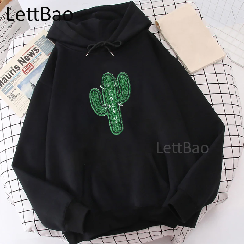 

Cactus Jack Print Casual Hoodies Harajuku 2021 New Fashion Streetwear Ulzzang O-Neck Ulzzang Vintage Tops Long Sleeve Pullovers