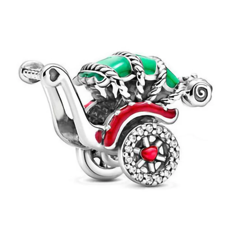 

Pandora 925 Sterling Silver Boy&Girl Heart Dangle Pendant European Beads DIY Beads Fit Original Charm for Women Bracelet Jewelry