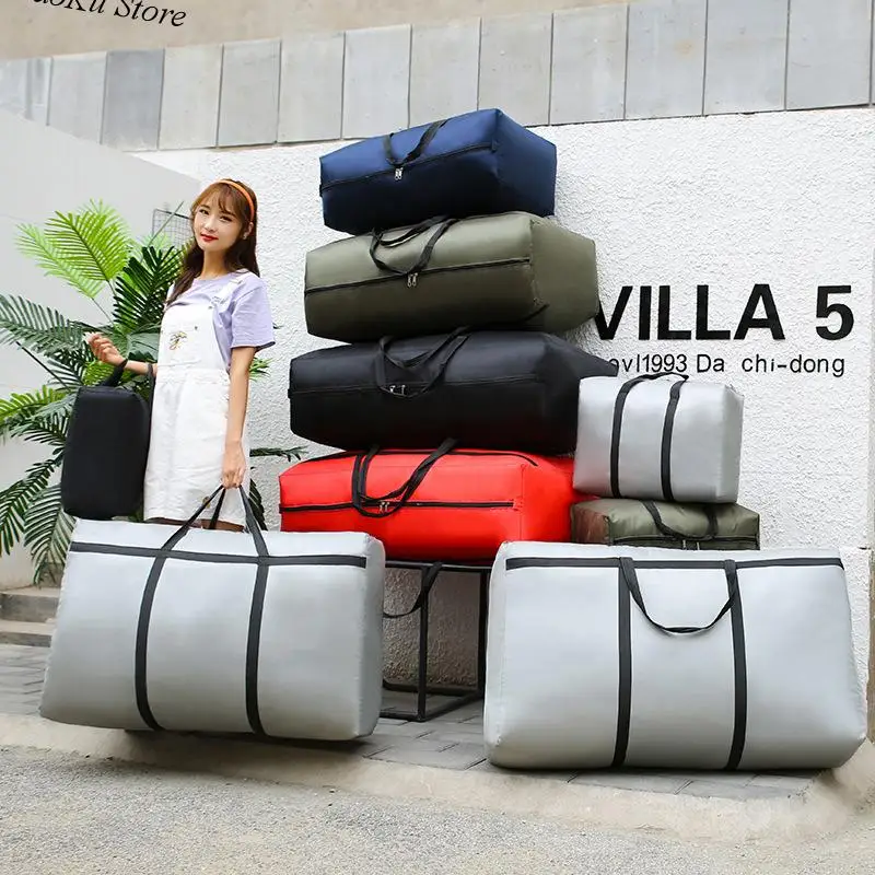 Moving Bag Storage Bag Wardrobe Organizer Dust Proof Clothes Quilt Bedding Accessories Large Capacity Thickened Waterproof Women