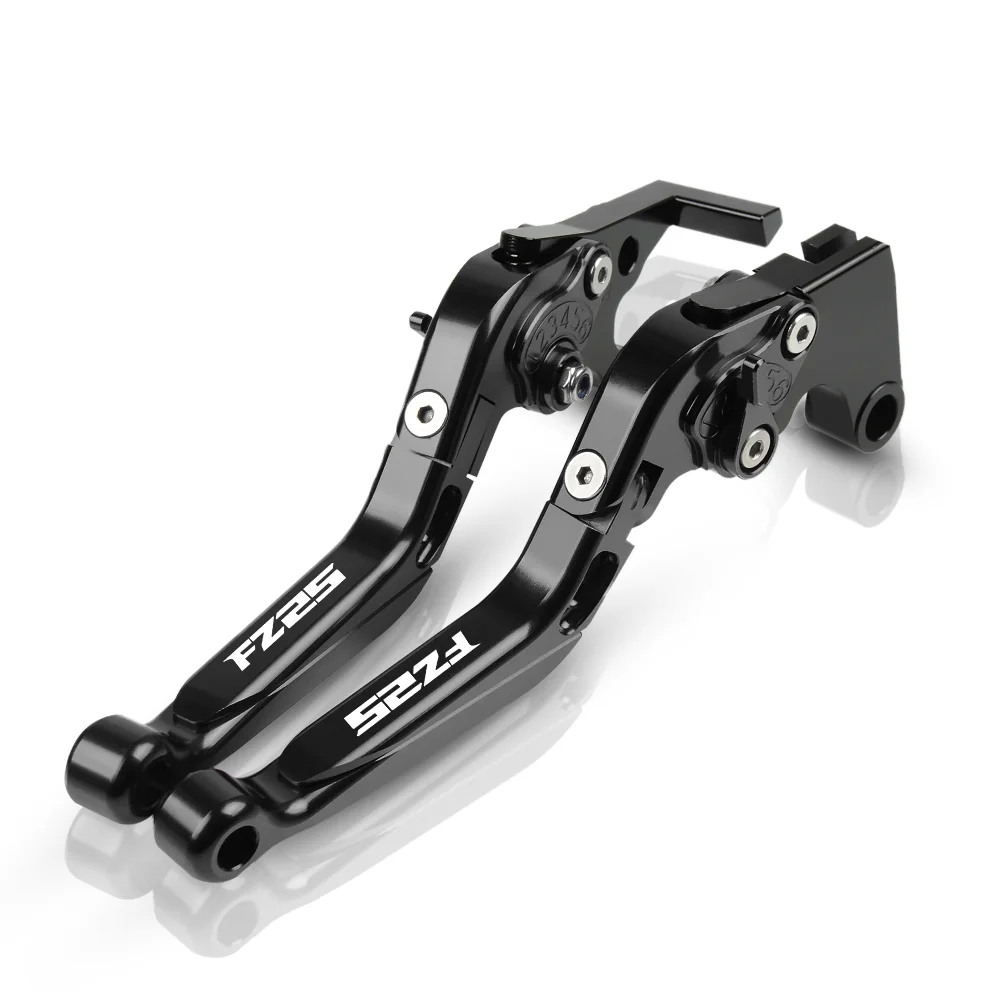 Для Yamaha FZ-25 FZ25 ABS- аксессуары для мотоциклов CNC алюминиевая Тормозная ручка Регулируемые Выдвижные Тормозные Рычаги Сцепления - Цвет: D with logo