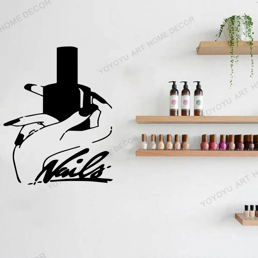 

Обои для салона красоты своими руками, фрески, художественные настенные Стикеры для салона ногтей для студии ногтей, для девочек, спальни, н...