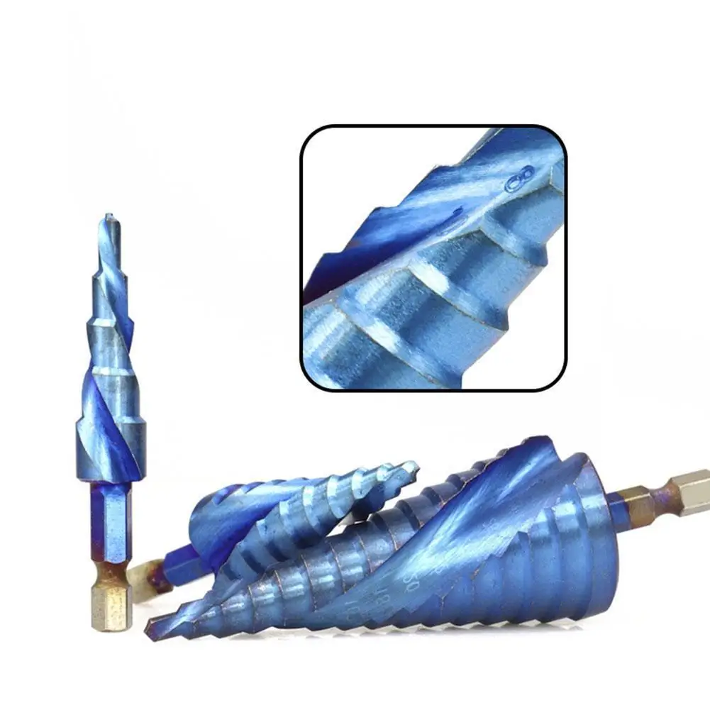 

Step Step Cone Drill Titanium 3Pcs Cone Cutter Drill HSS Duable Hot Sale I2H8