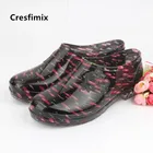 Женские модные милые водонепроницаемые прочные нескользящие туфли для кухни; Женские повседневные Летние лоферы на резиновой подошве; Sapatilha Feminina; E5726