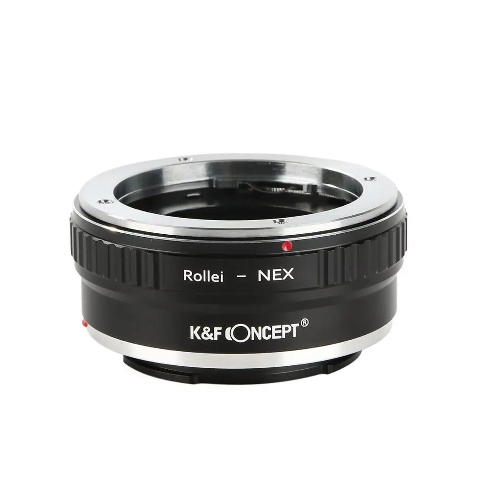 K &amp F адаптер с крышкой объектива для Rollei QBM крепление к Sony E-mount камеры NEX A7R2 A7R3 A7M3